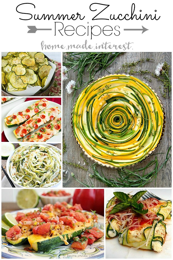 Enjoy eating healthy with these family friendly Summer zucchini recipes. 