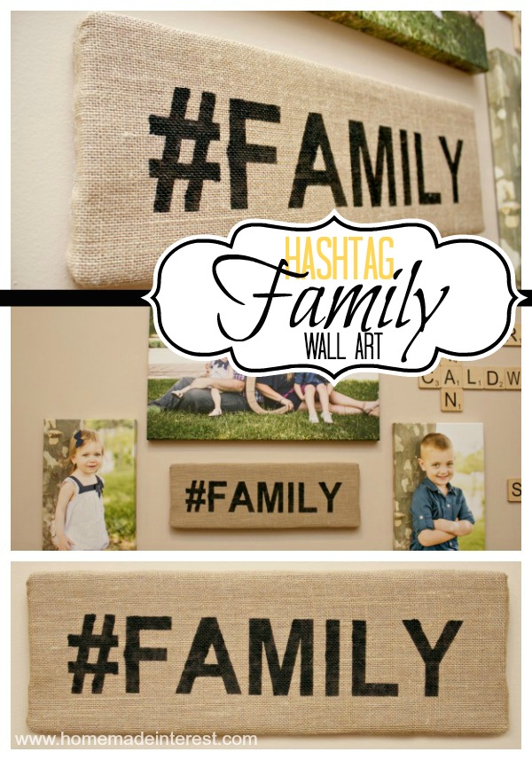 #Family Wall Art- Scrabble Edition {www.homemadeinterest.com}