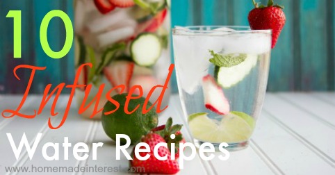I love infused water recipes they are a great, all natural way to use fruits and herbs to add a little sweetness and a little flavor to your water in a low calorie way.