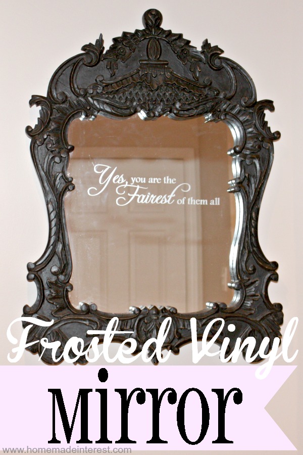 Frosted Vinyl Mirror | Home.Made.Interest.