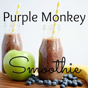 Healthy smoothie recipe that is kid-friendly. Your kids will love this smoothie recipe made with blueberries, apples, and bananas. They won’t even realize that you’ve added Sunsweet Prune juice! 