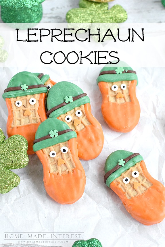 These leprechaun cookies are a fun and easy St. Patrick’s day treat for St. patrick’s day parties or just a treat for the kids. 