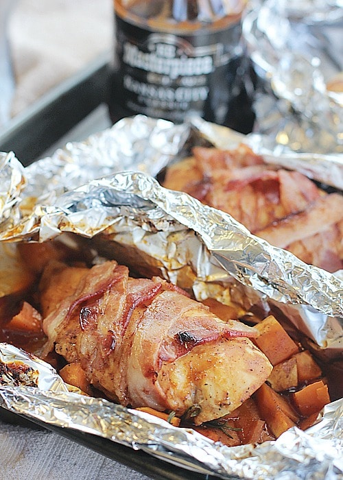 Easy no fuss foil packet meals! No cleaning involved. Great in the oven & on the grill.