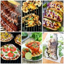 Mouth watering Summer grilling recipes perfect for family gathers, BBQ, reunions and parties. Start up those grills it's grilling season!