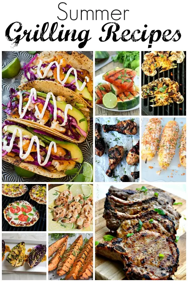 Mouth watering Summer grilling recipes perfect for family gatherings, BBQ, reunions and parties. Start up those grills it's grilling season!