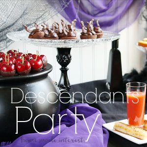 Fun and easy food ideas for a Disney Villains party to celebrate the premiere of The Disney Channel’s Descendants.
