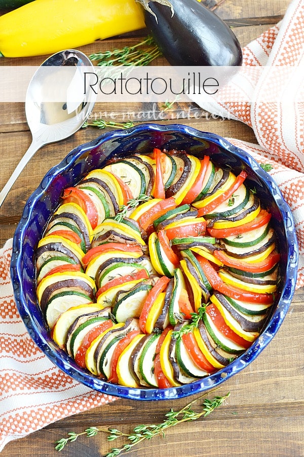  Ratatouille is a mix of fresh summer vegetables cooked in a light tomato sauce. It makes a wonderful side dish or quick dinner. Vegan and gluten-free!