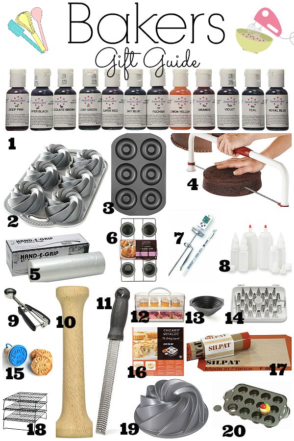 Every baker who loves baking needs and wants all this helpful and fun baking items. This bakers gift guide is a must have if you have a passion for baking or know someone who does.