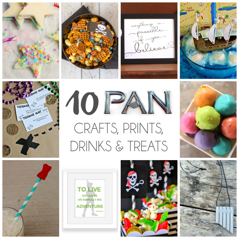 10 Pan Crafts, Prints, Treats & Drinks 