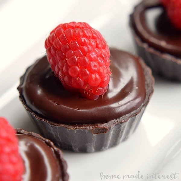 These Chocolate Ganache Cups are an easy chocolate dessert that will wow your guests at parties.