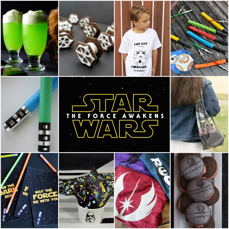 These simple light saber party favor printables are going to be a hit at your next Star Wars party!