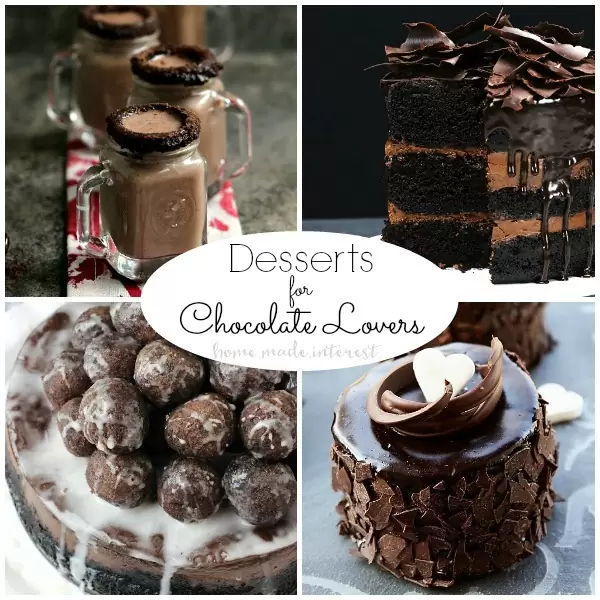 Ultimate rich and decadent chocolate lovers desserts. These chocolate recipes are sure to put a stop to your chocolate craving. Some of these desserts for chocolate lovers are even healthy!