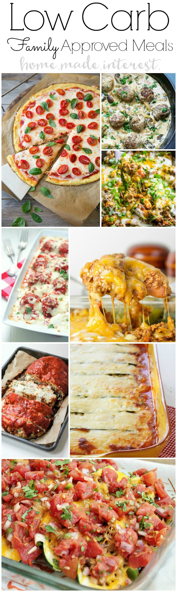 Low Carb dinner ideas that are kid and family approved. Healthy doesn't have to taste bad. Low carb diets and lifestyles are becoming very popular. Exercise and eat low is a great way to lose weight.Low carb dinner recipes for family will make meal time much easier!