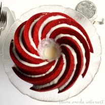 Get ready for Valentine’s Day with this Red Velvet Bundt Cake with cream cheese filling. It is a beautiful and easy Valentine’s Day dessert recipe filled with cream cheese and topped with a cream cheese glaze. It is an amazing red velvet cake recipe for Valentine’s Day!