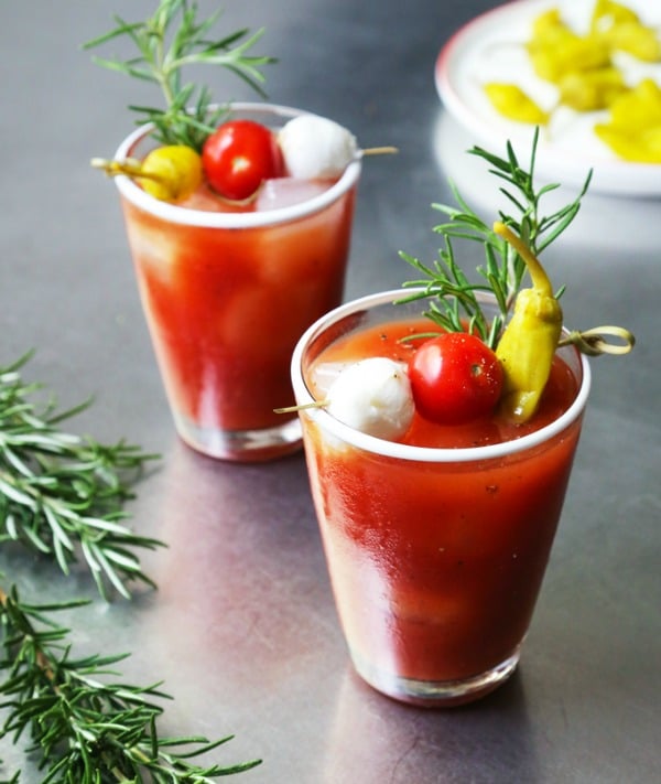 This is the ultimate list of best Bloody Mary mix, drinks, and recipes. Set up a Bloody Mary bar for brunch or even a wedding. Bloody Mary can have just about any garnish!