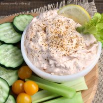 This creamy Bloody Mary Crab dip is easy and quick to make. If you love bloody mary drinks than will fall in love with this party dip. With just a few ingredients you have a great appetizer dip for any gathering.