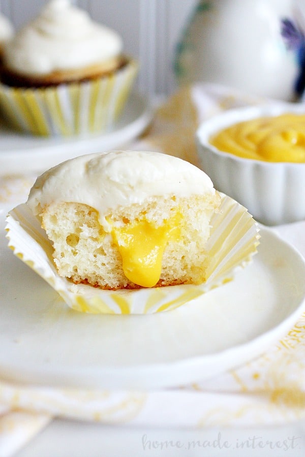 This coconut mango cupcake recipe is a tropical cupcake with a sweet coconut cake and filled with a tart mango curd. The homemade mango curd recipe is a perfect compliment to these cupcakes and also delicious as a thin mango filling in between layers of a cake.