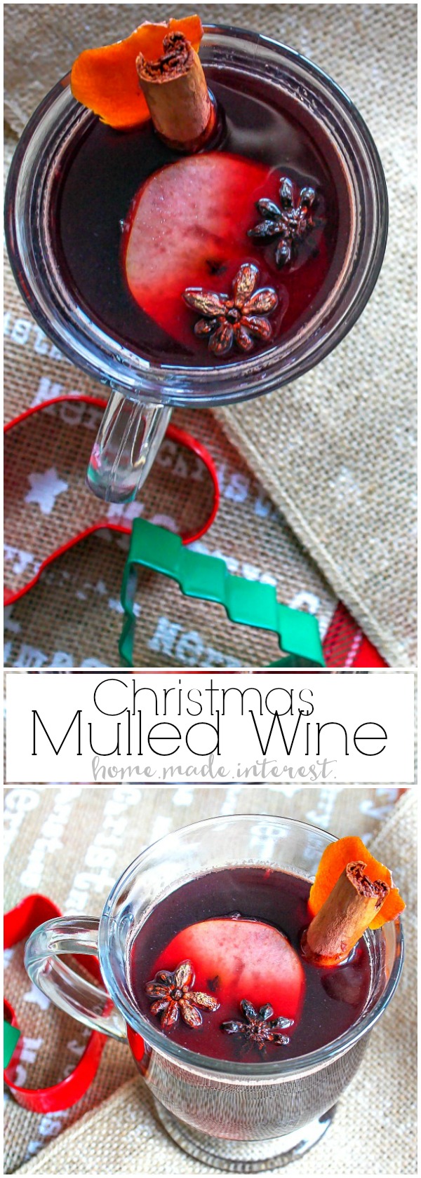 If you’re looking for a cocktail for the holidays this Mulled Wine recipe is a an awesome Christmas drink recipe or New Year’s Eve drink recipe. Mulled wine is cooked with warm, inviting spices that make the whole house smell like the holidays. It is the perfect holiday drink recipe for holiday entertaining! 