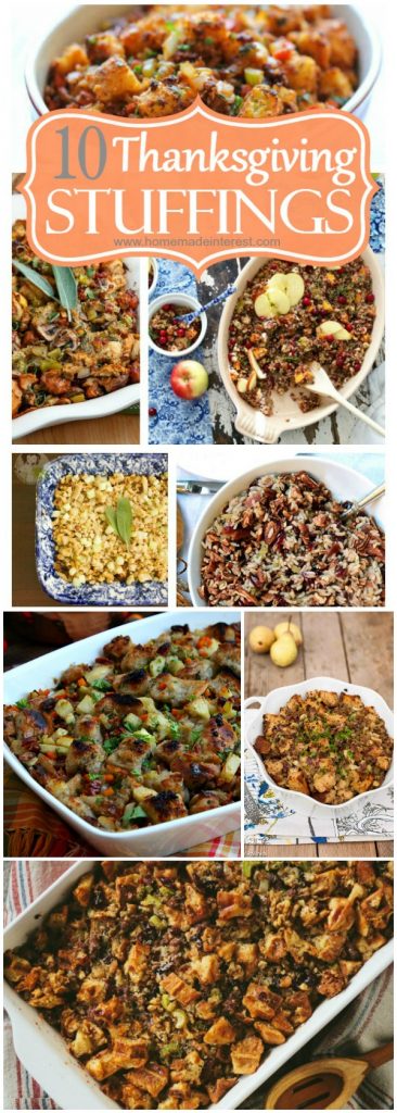 Thanksgiving dinner requires a great Thanksgiving stuffing, or Thanksgiving dressing recipe! We've got a whole list of the BEST Thanksgiving stuffing recipes for your Thanksgiving dinner!