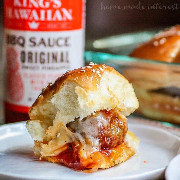 BBQ Meatball Sliders featured