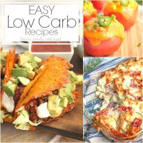 These easy low carb recipes and low carb substitutions make eating low carb simple. We have healthy low carb recipes for people on Atkins diet, Ketogenic diet, LCHF diet, whatever kind of low carb diet that is out there. These low carb recipes are must-try low carb dinner and low carb lunch recipes!