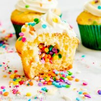 funfetti surprise cupcake