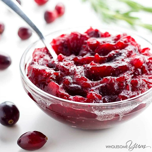low carb cranberry for Thanksgiving