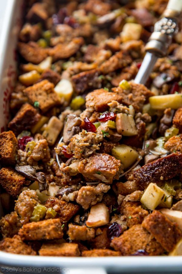 stuffing recipe with cranberries