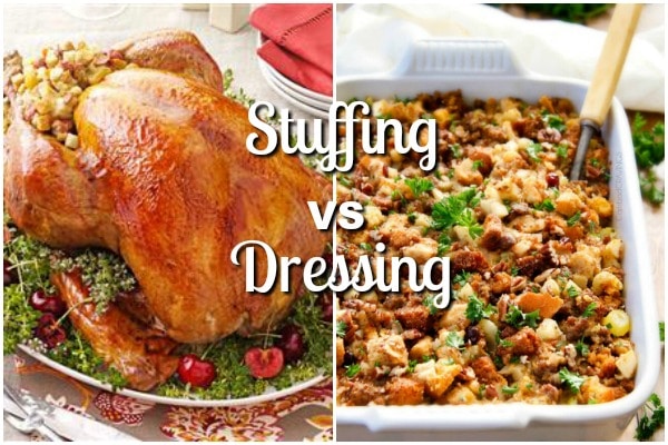stuffing recipe vs. dressing recipe