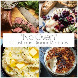 no oven and no bake Christmas dinner recipes that can be made outside the kitchen without using you oven.