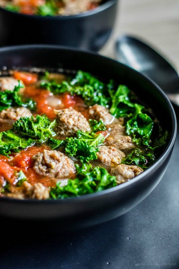 low carb soup with sausage and kale