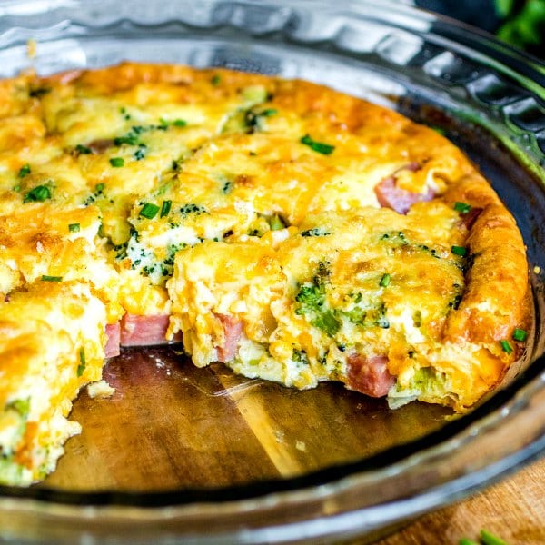 Low Carb Ham and Cheese Crustless Quiche - Home. Made. Interest.