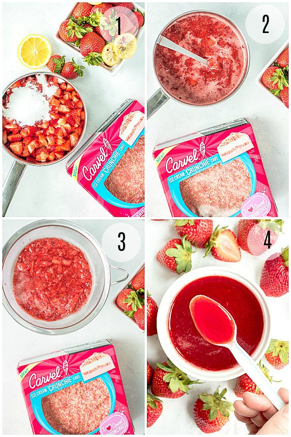 Strawberry Sauce Home. Made. Interest.