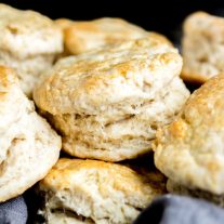 Baking Powder Biscuits layers