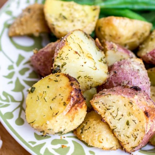 red potatoes with ranch dressing and cheese Easy Cheesy Ranch Potatoes