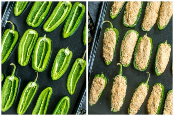 how to make Buffalo Chicken Jalapeno Poppers