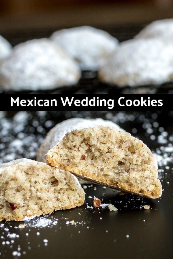 These are the BEST Mexican Wedding Cookies ! This is an authentic Mexican Wedding Cookies recipe that is a classic Christmas cookie recipe. Make these cookies for a Christmas cookie exchange. Mexican Wedding Cookies are made with finely chopped pecans and tossed in powdered sugar to make them look like delicious snowballs! #christmascookies #cookies #pecans #baking #homemadeinterest