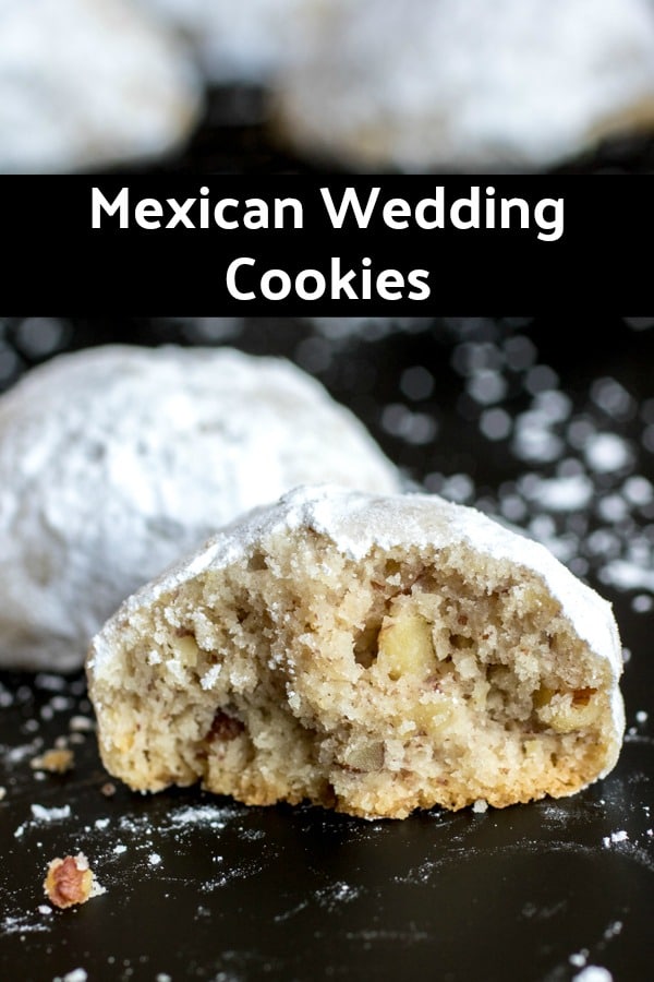 These are the BEST Mexican Wedding Cookies ! This is an authentic Mexican Wedding Cookies recipe that is a classic Christmas cookie recipe. Make these cookies for a Christmas cookie exchange. Mexican Wedding Cookies are made with finely chopped pecans and tossed in powdered sugar to make them look like delicious snowballs! #christmascookies #cookies #pecans #baking #homemadeinterest