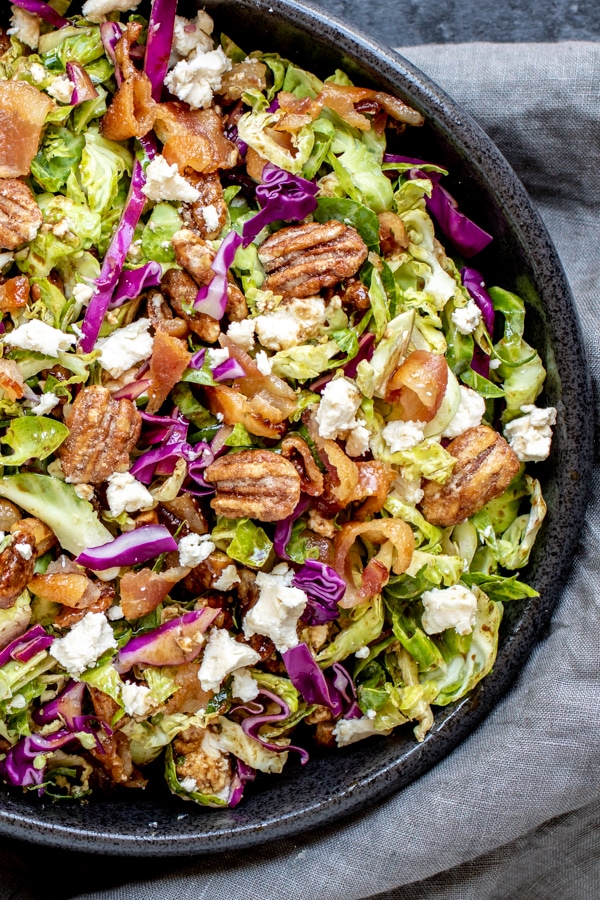 healthy Brussels Sprouts Salad