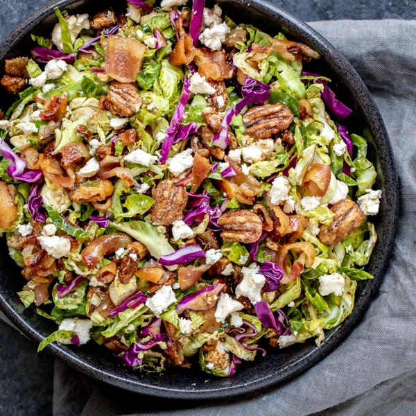 Brussels Sprouts Salad for Thanksgiving