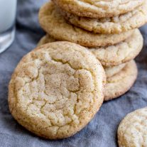soft & chewy Snickerdoodle Cookies