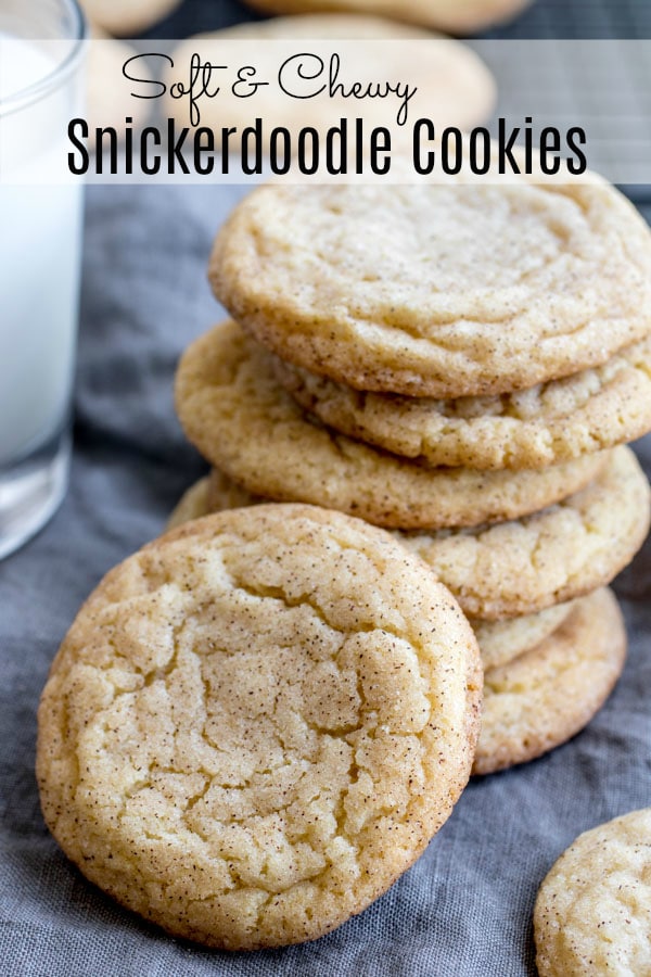 These are the BEST Snickerdoodle cookies made with Crisco shortening and butter, the middle is soft, chewy, and they are perfectly crisp on the edges. Put this easy snickerdoodles recipe on your Christmas cookies baking list. They are amazing all year long and make a great Christmas cookie exchange recipe. #christmascookies #cookies #baking #snickerdoodle #christmasbaking #cinnamon #homemadeinterest