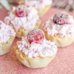 Cranberry Cheesecake Bites made with fluff