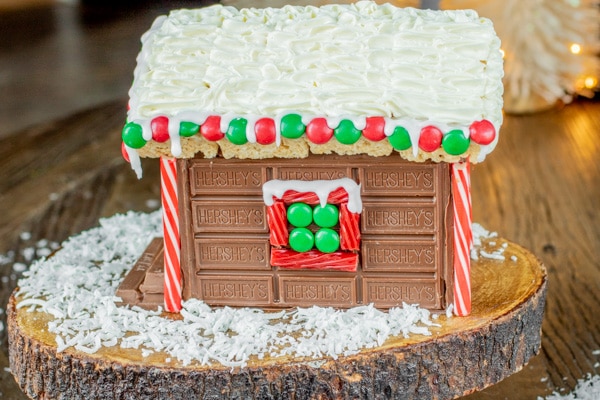 Holiday Candy Cabin wall