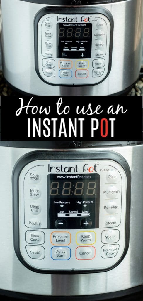 How to Use an Instant Pot or electric pressure cooker. Instructions on how to set your instant pot, what the difference between natural and quick release is, and Instant pot recipes that everyone will love. #instantpot #instantpotrecipes #pressurecooker #pressurecookerrecipes #homemadeinterest