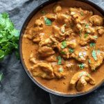 bowl of Instant Pot Low Carb Butter Chicken