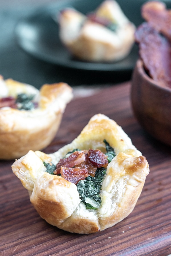 Spinach Puff Pastry party appetizer
