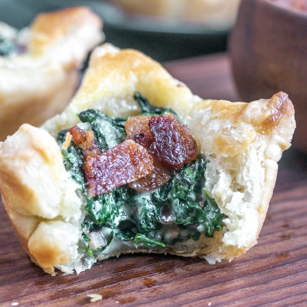 Spinach Puff Pastry appetizer