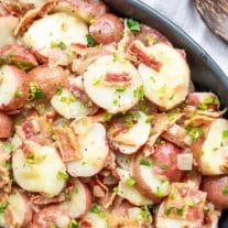 German Potato Salad with bacon