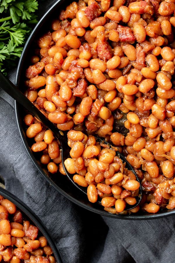 Instant Pot Baked Beans for potluck summer parties